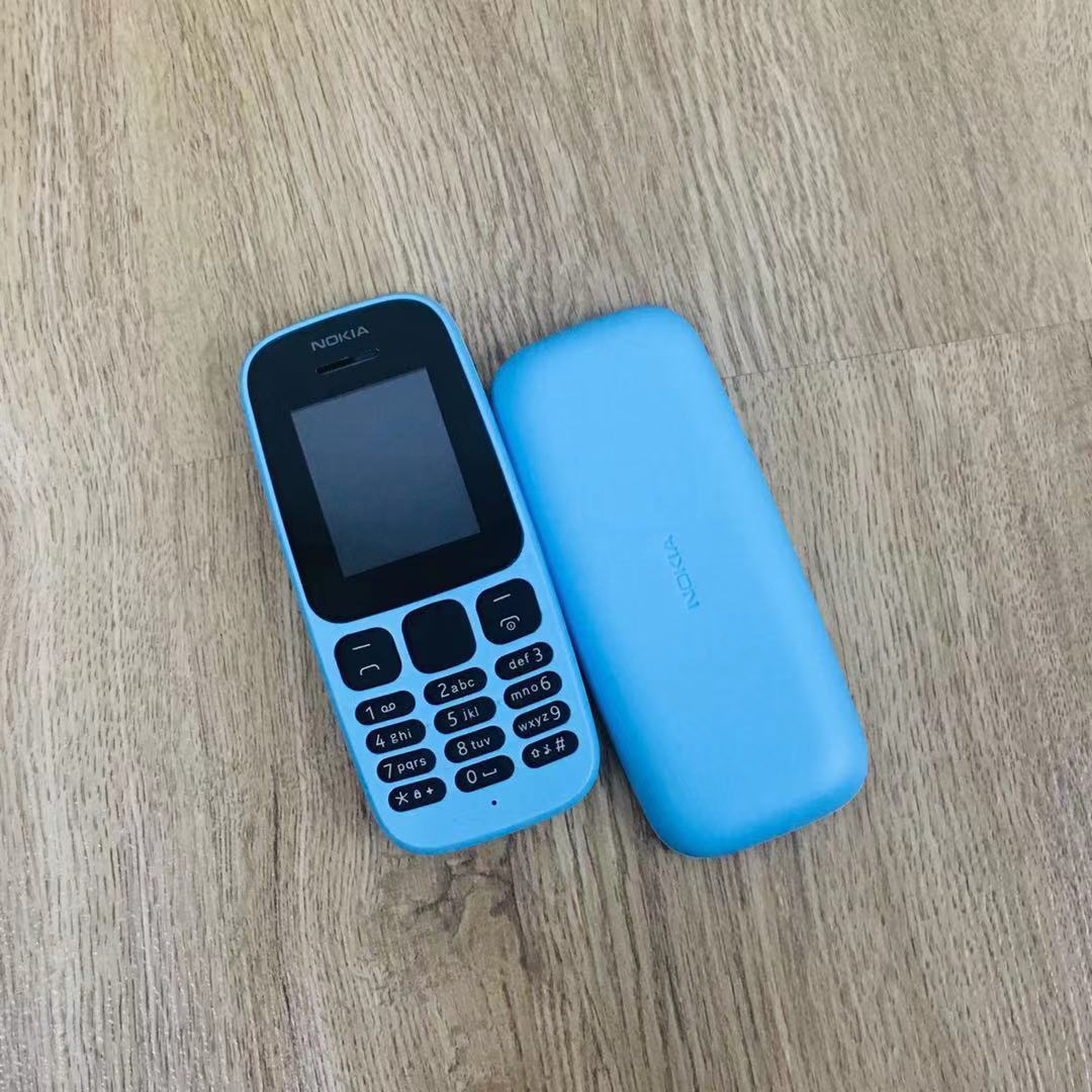(Light Blue)NOKIA 105 DS(2017) 95% NEW IMPORT REFURBISHED(Ready Stock)